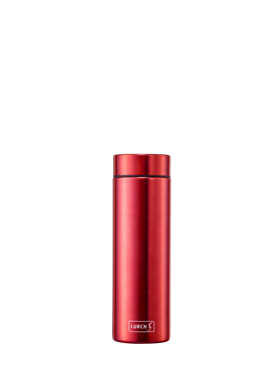 LURCH Isolier-Flasche Lipstick 0,3l ultraleichte Flasche im Lippenstift-Design cherry red-L00240953
