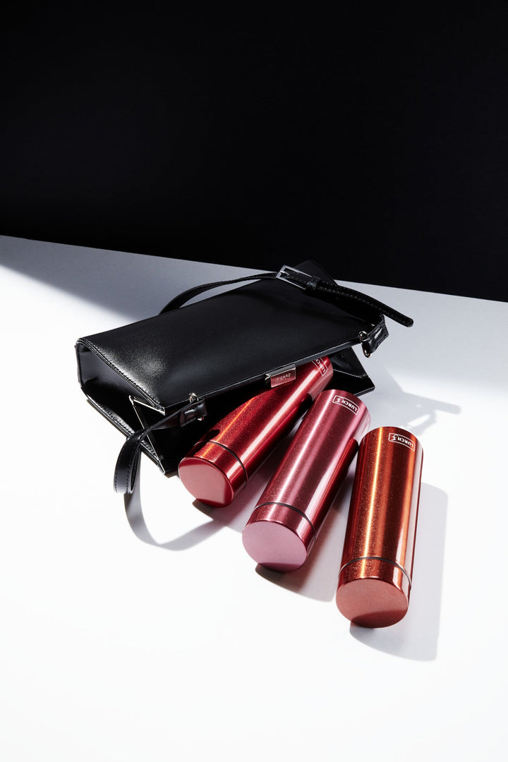 LURCH Isolier-Flasche Lipstick 0,3l ultraleichte Flasche im Lippenstift-Design poppy red-L00240952