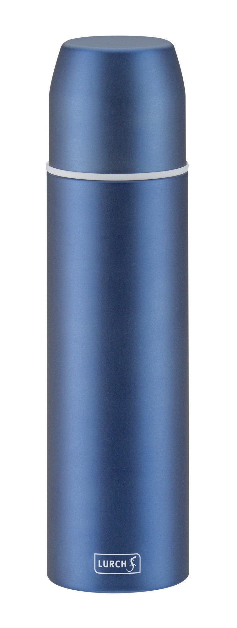 LURCH Isolier-Flasche mit Becher Edelstahl 0,75l denim blue-L00240919