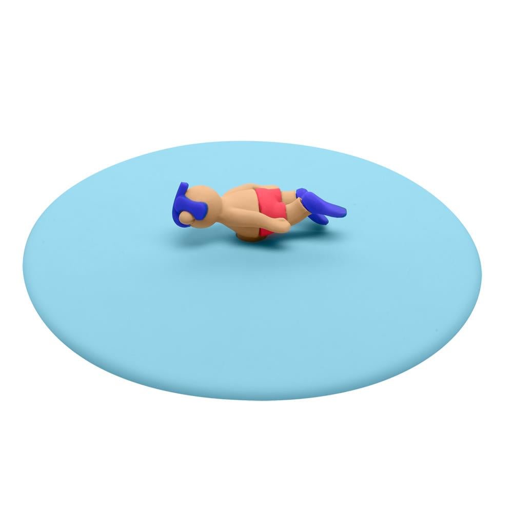 L00210844 - LURCH Mein Deckel Beach Boys Tim Taucher Ø10,5cm Premium - Platin - Silikon