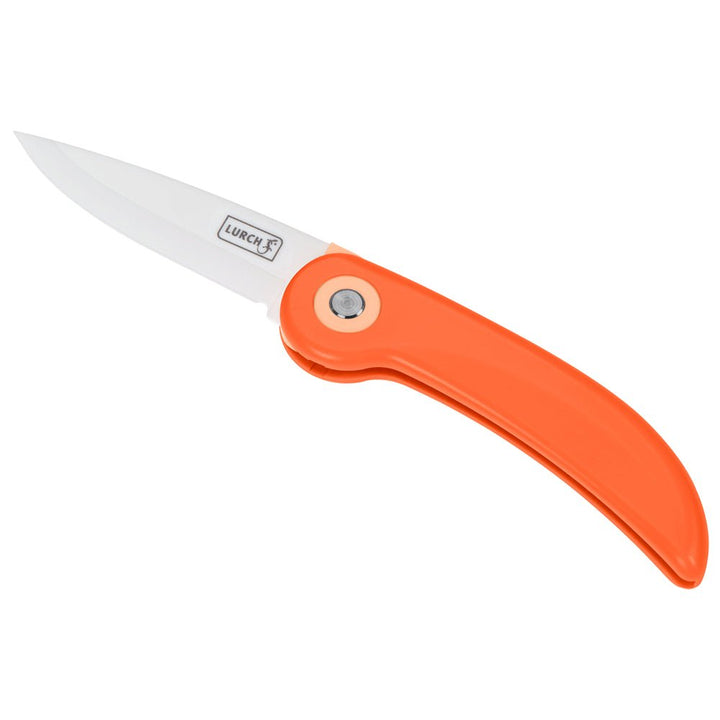 LURCH Picknick-Messer orange mit Keramikklinge mit einklappbarer Keramikklinge-LUR-00010367