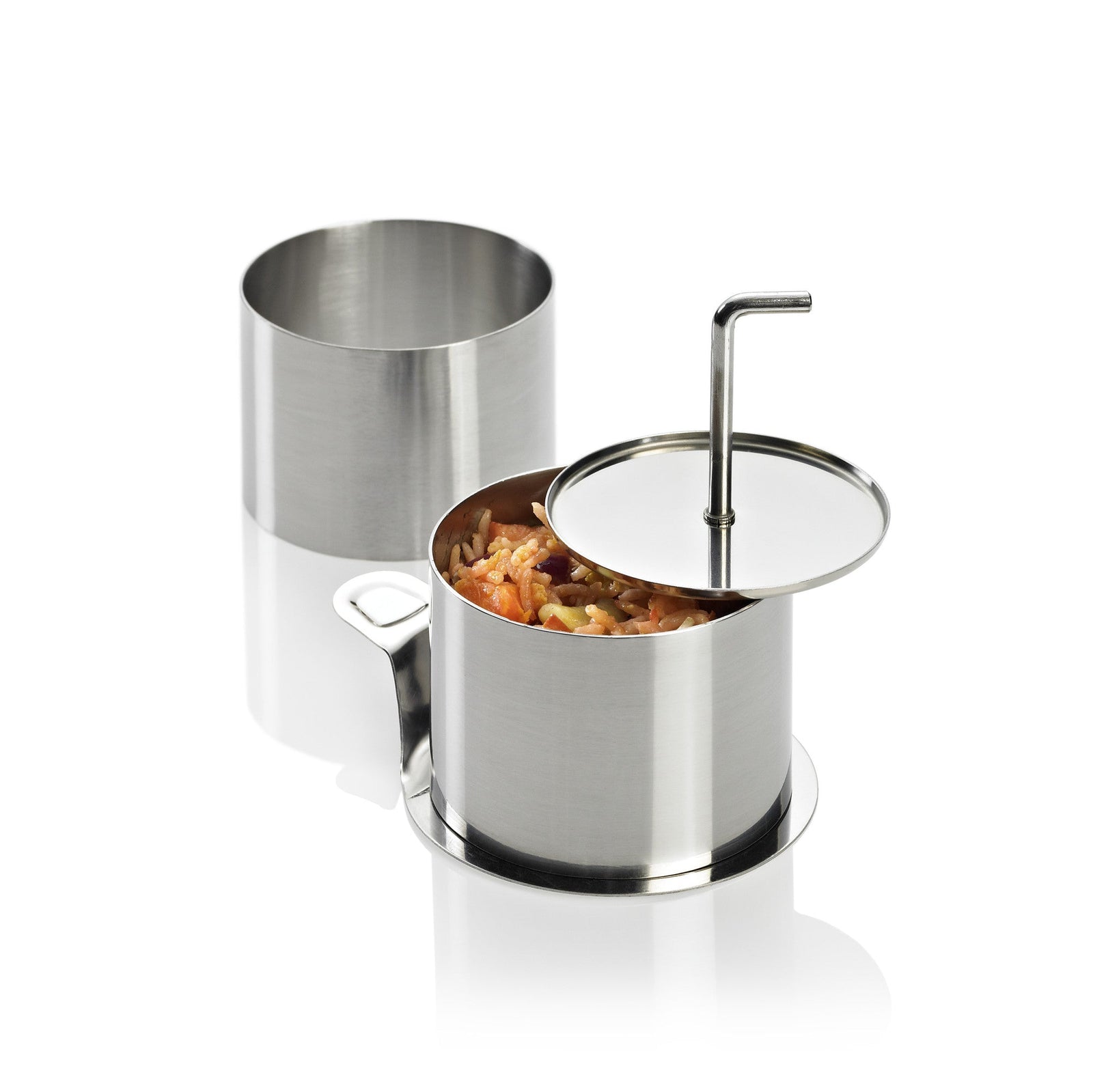 L00220285 - LURCH Speiseringe Edelstahl 8teilig 6 Ringe, 1 Drücker, 1 Grundplatte