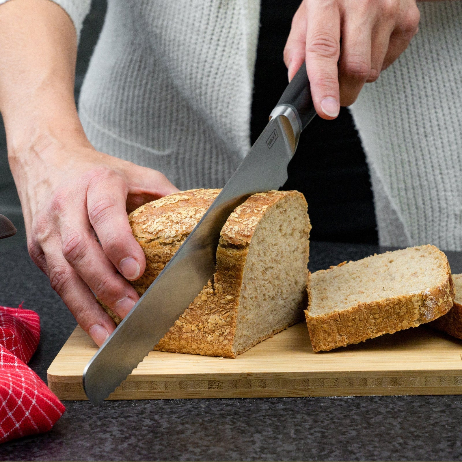 L00230410 - Lurch, TANGO Brotmesser mit Wellenschliff, Klinge 25cm (40x4cm)