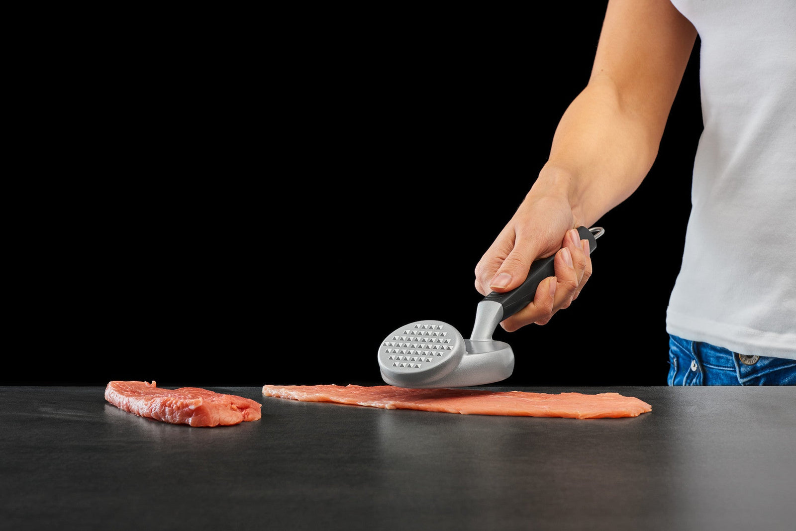 L00240310 - LURCH TANGO Fleischklopfer extra schwer Kunststoff Edelstahl