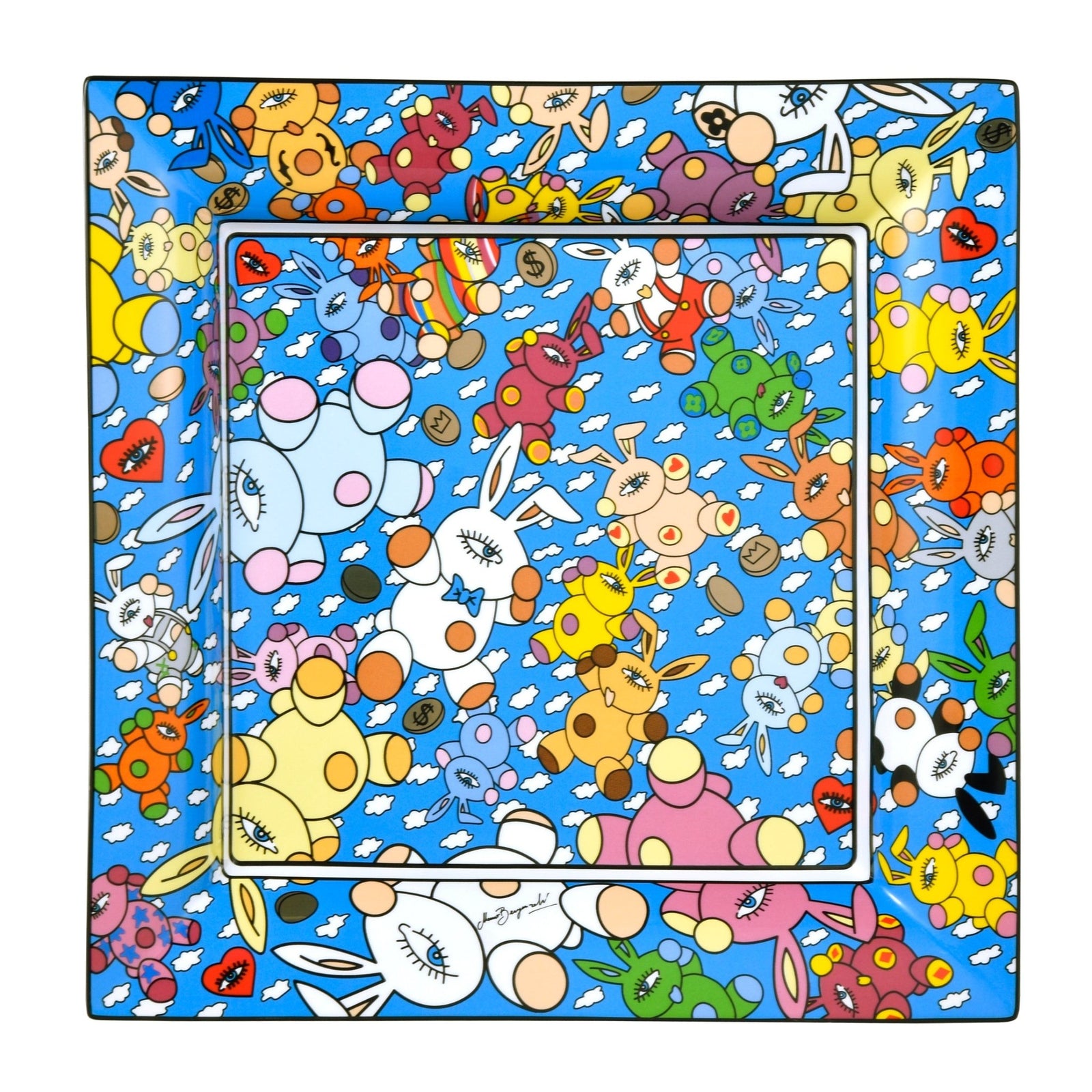 67180121 - Mauro Bergonzoli - Magic Bunny Explosion, Goebel, Schale, 2024