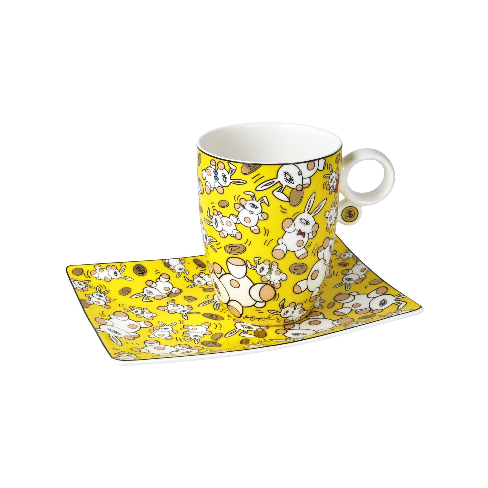 67180021 - Mauro Bergonzoli - Magic Bunny Gold, Goebel, Künstlertasse, 2024