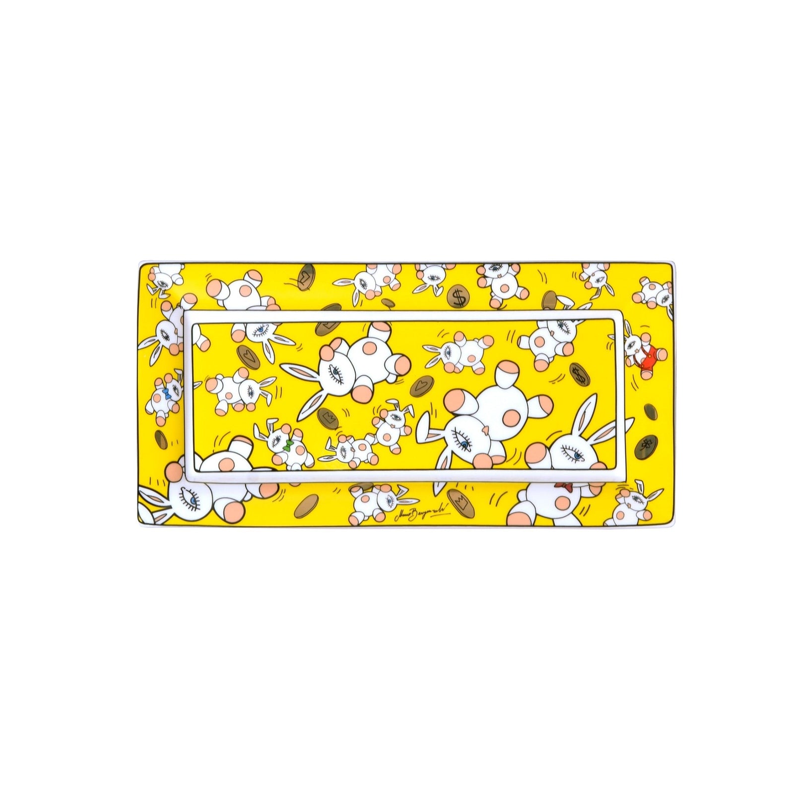 67180111 - Mauro Bergonzoli - Magic Bunny Gold, Goebel, Schale, 2024