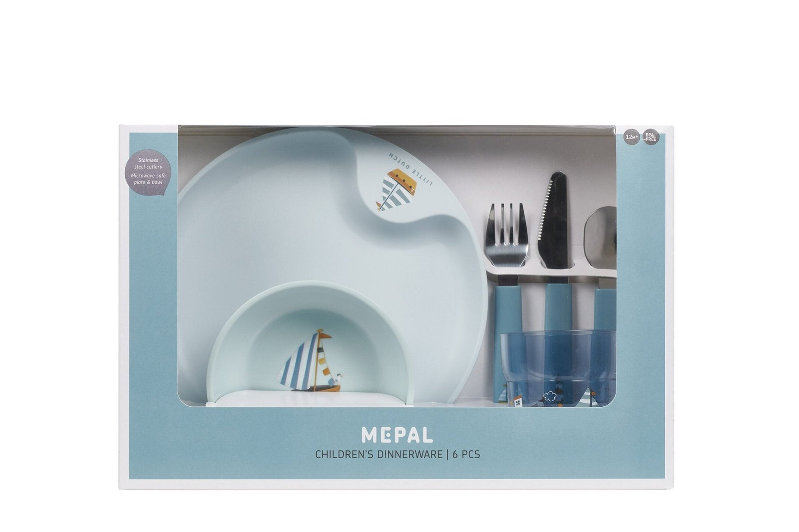 MP108041065244 - Mepal Set Kindergeschirr mio 6 - teilig "Sailors bay"