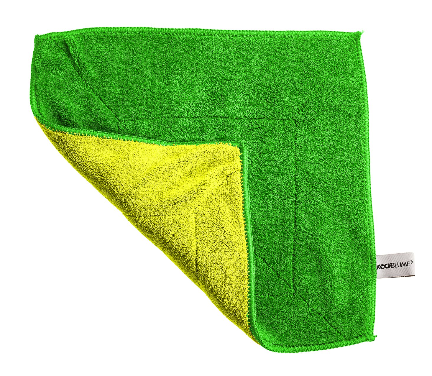 KOBL - 20101.02 - Microfasertuch - 30 x 30 cm, KochBlume, limette - gelb