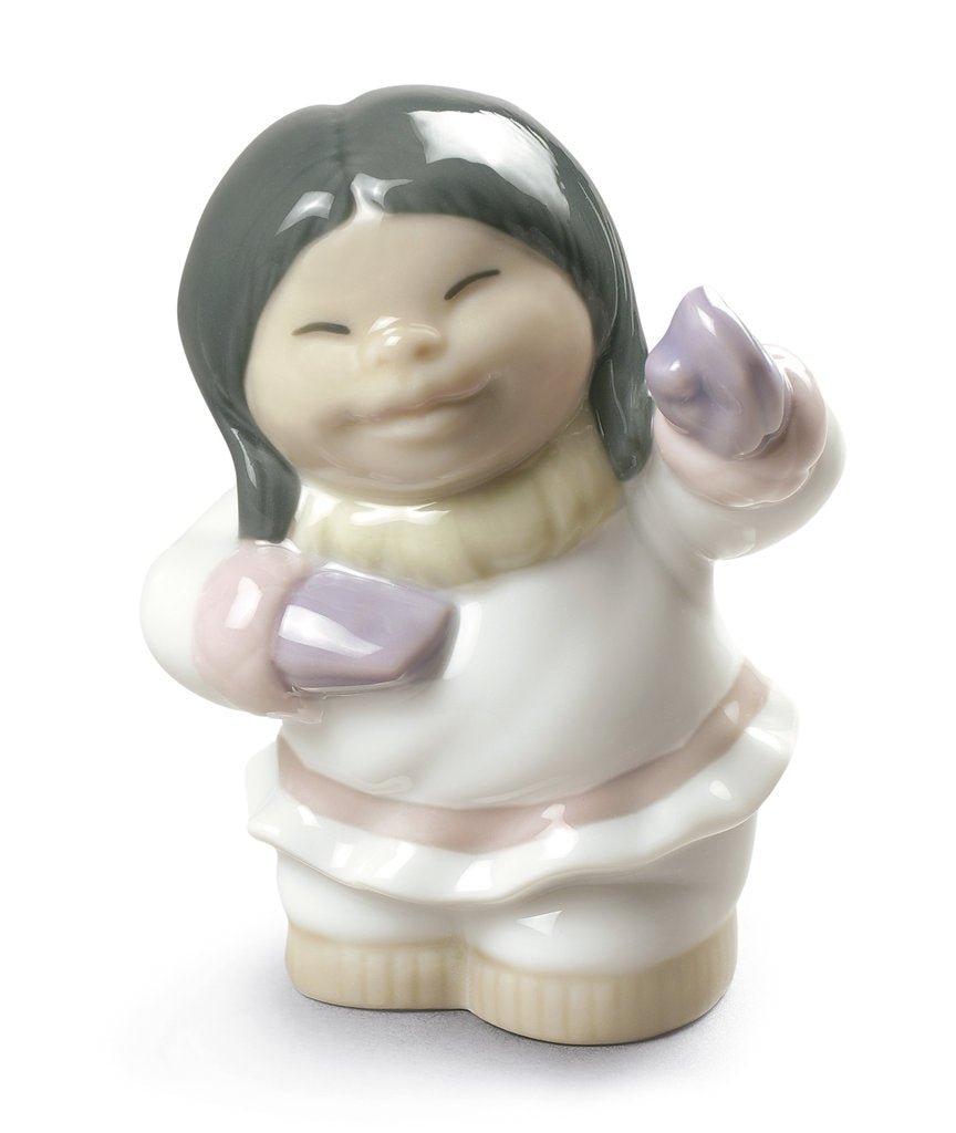 020 - 05071 - NAO® Figur »ESKIMO LACHEN - 9x7x5 cm«