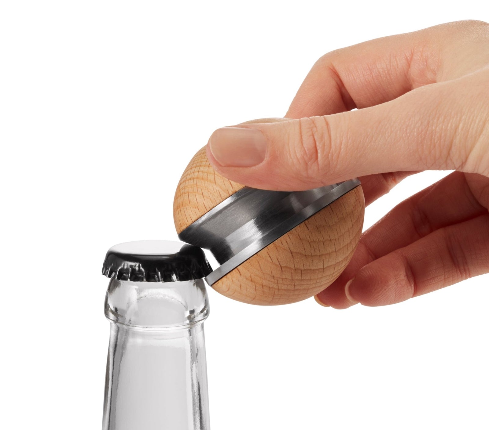 PHI - 353017 - PHILIPPI 'Boule Flaschenöffner - Buchenholz Edelstahl'