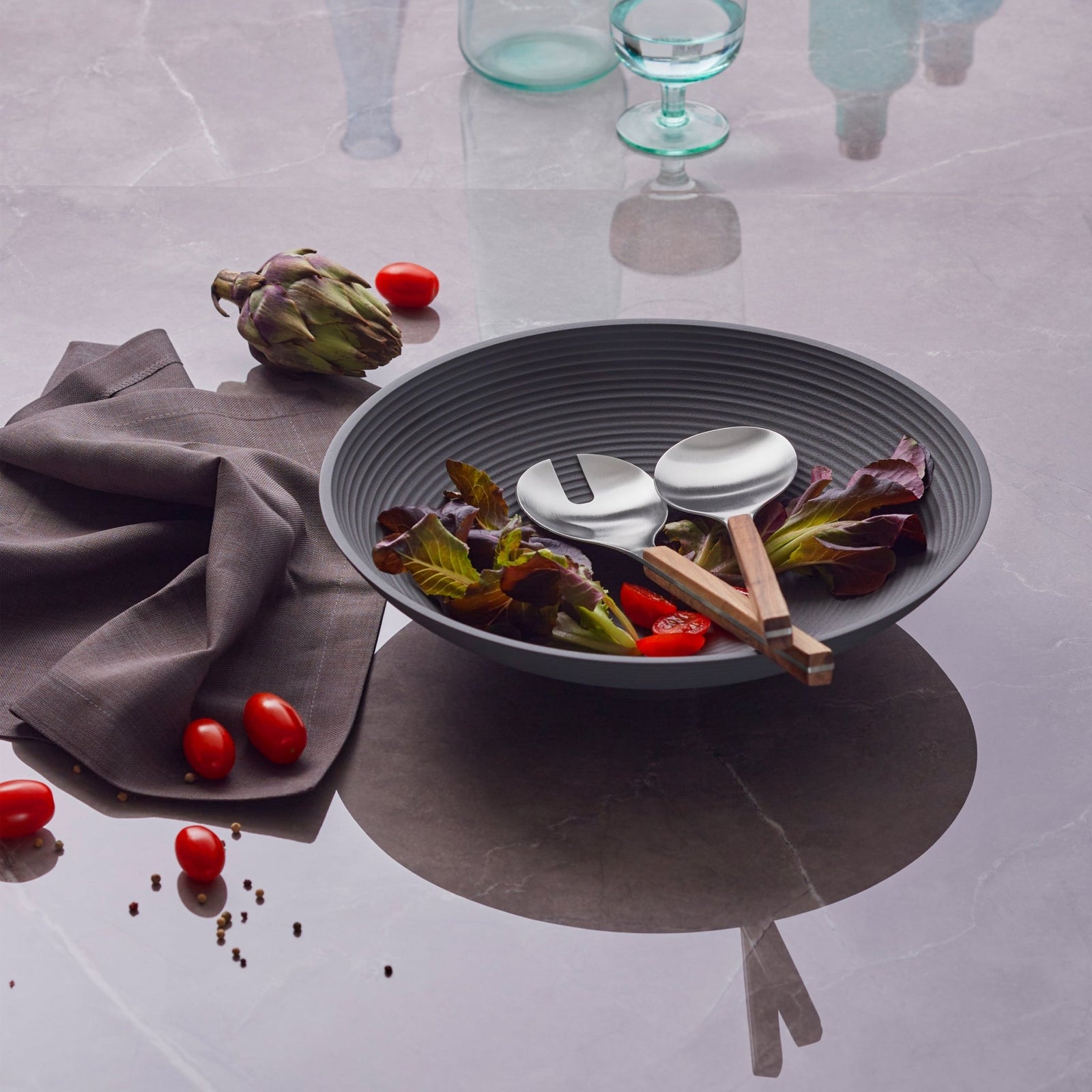 P353015 - PHILIPPI 'Brick Salatbesteck, 2 tlg'