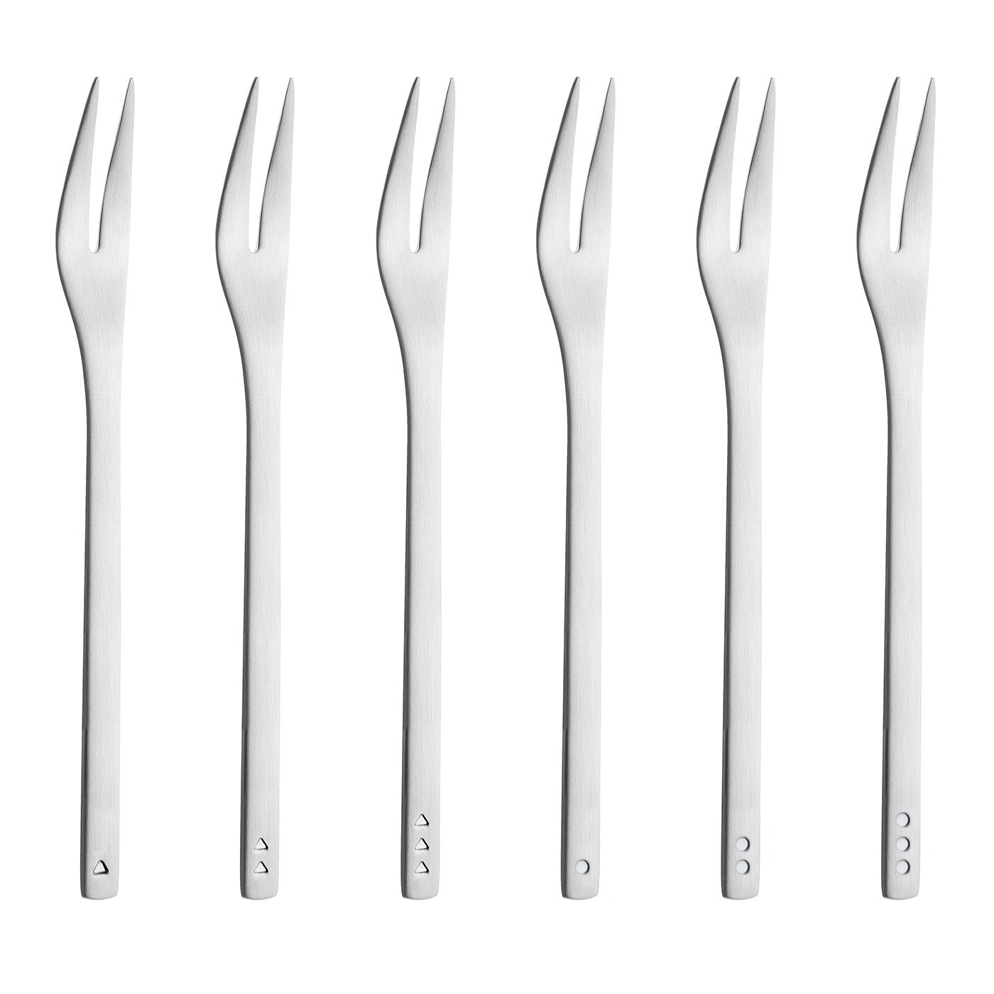 PUR - 3010654 - Puresigns 'Cocktailgabeln 6St. ONE EXTRA matt'