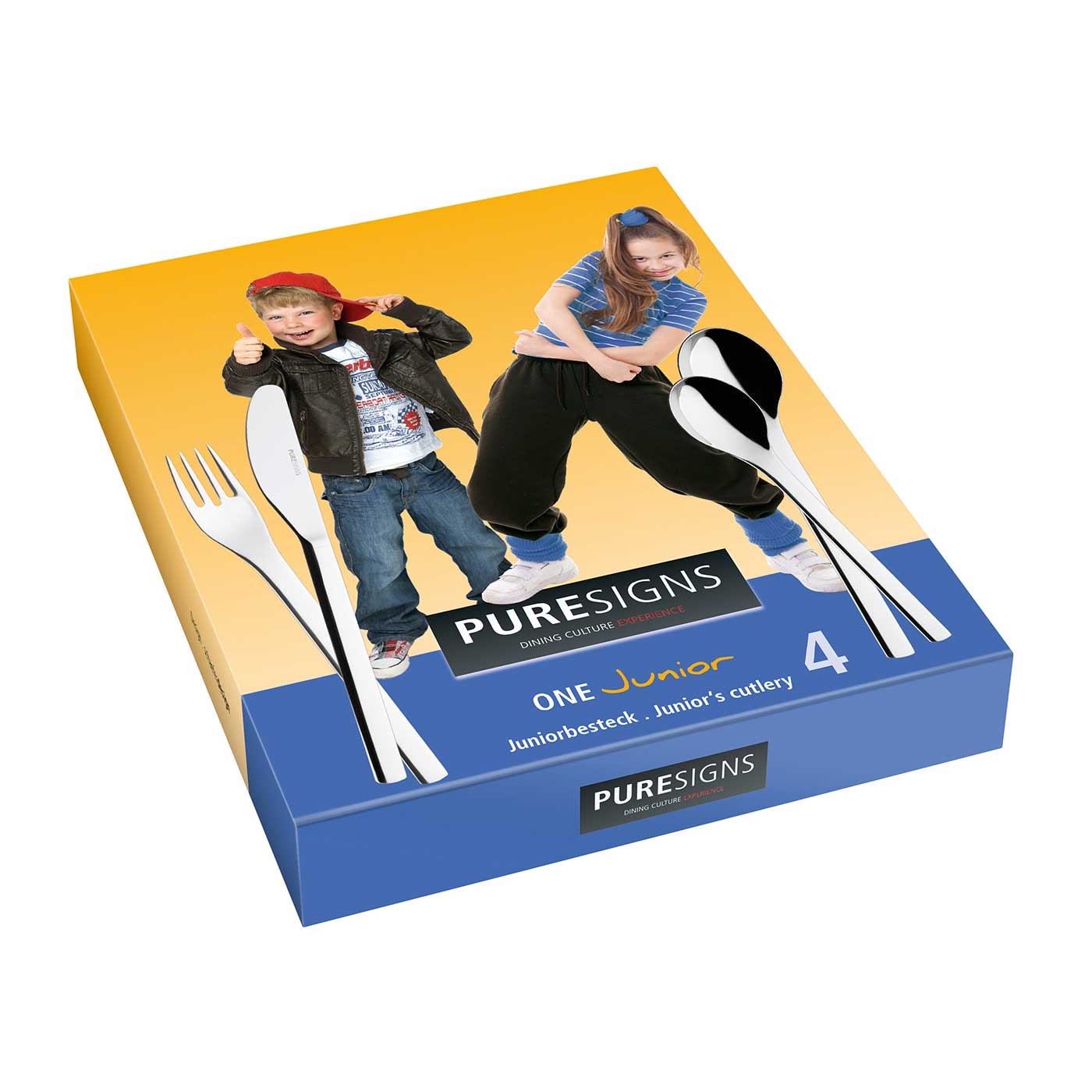 PUR - 2720400 - Puresigns 'Juniorbesteck 4 - tlg. ONE poliert'