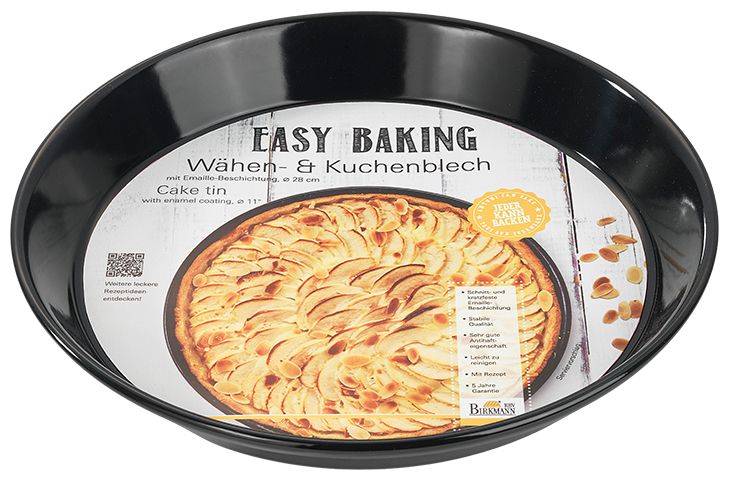 RBV Birkmann, Wähenblech/Kuchenblech, 28cm, "Easy Baking"-BI881259