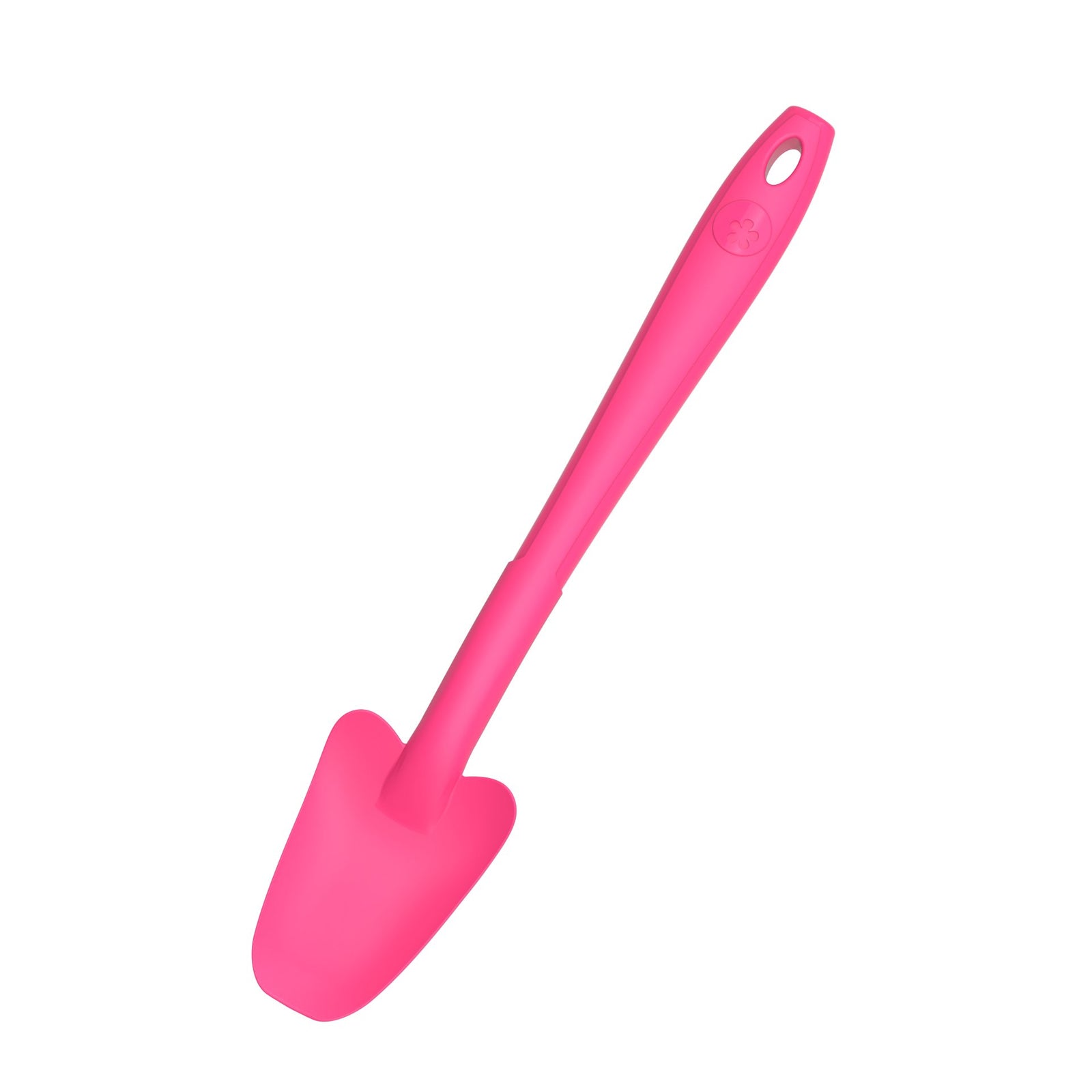 KOBL - 22974.05 - Restelöffel 20cm, KochBlume, Silikon, Edelstahl, pink