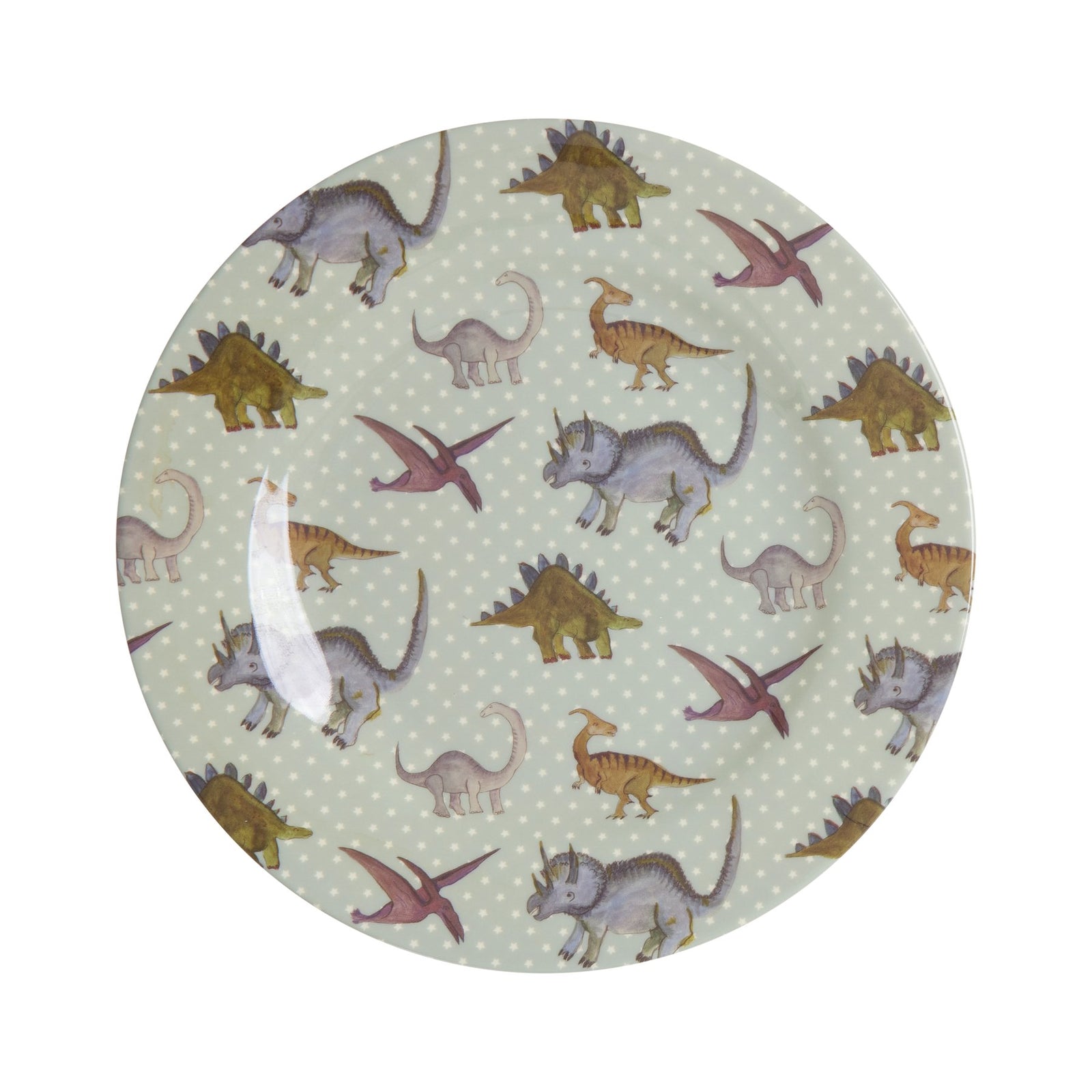 ri - MESPL - NDINO - rice - Kinderteller mit New Dino Aufdruck, 20cm