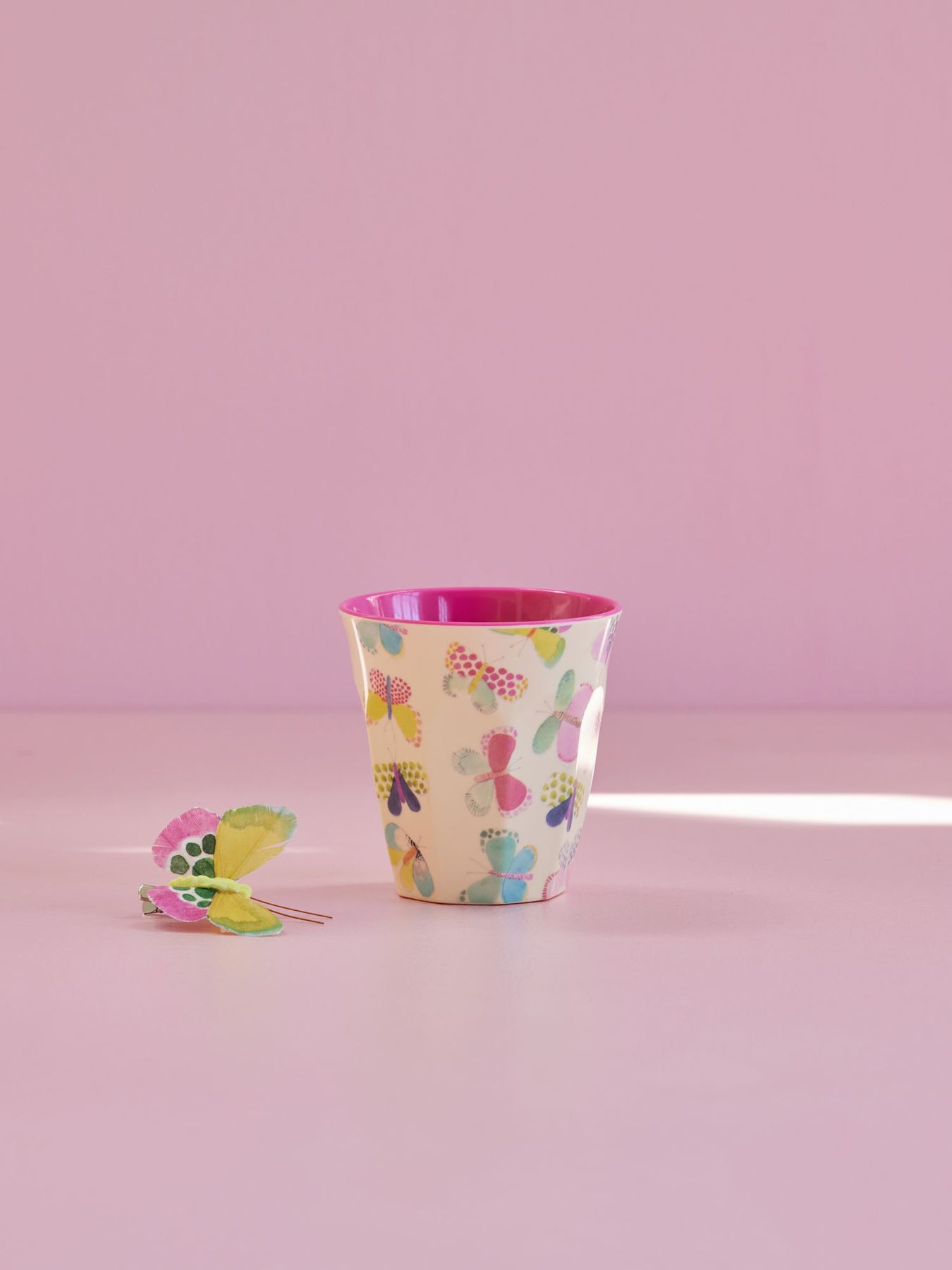 ri - MELCU - BUTF - rice - Tasse mit Schmetterlingsmotiv - Medium, 250ml