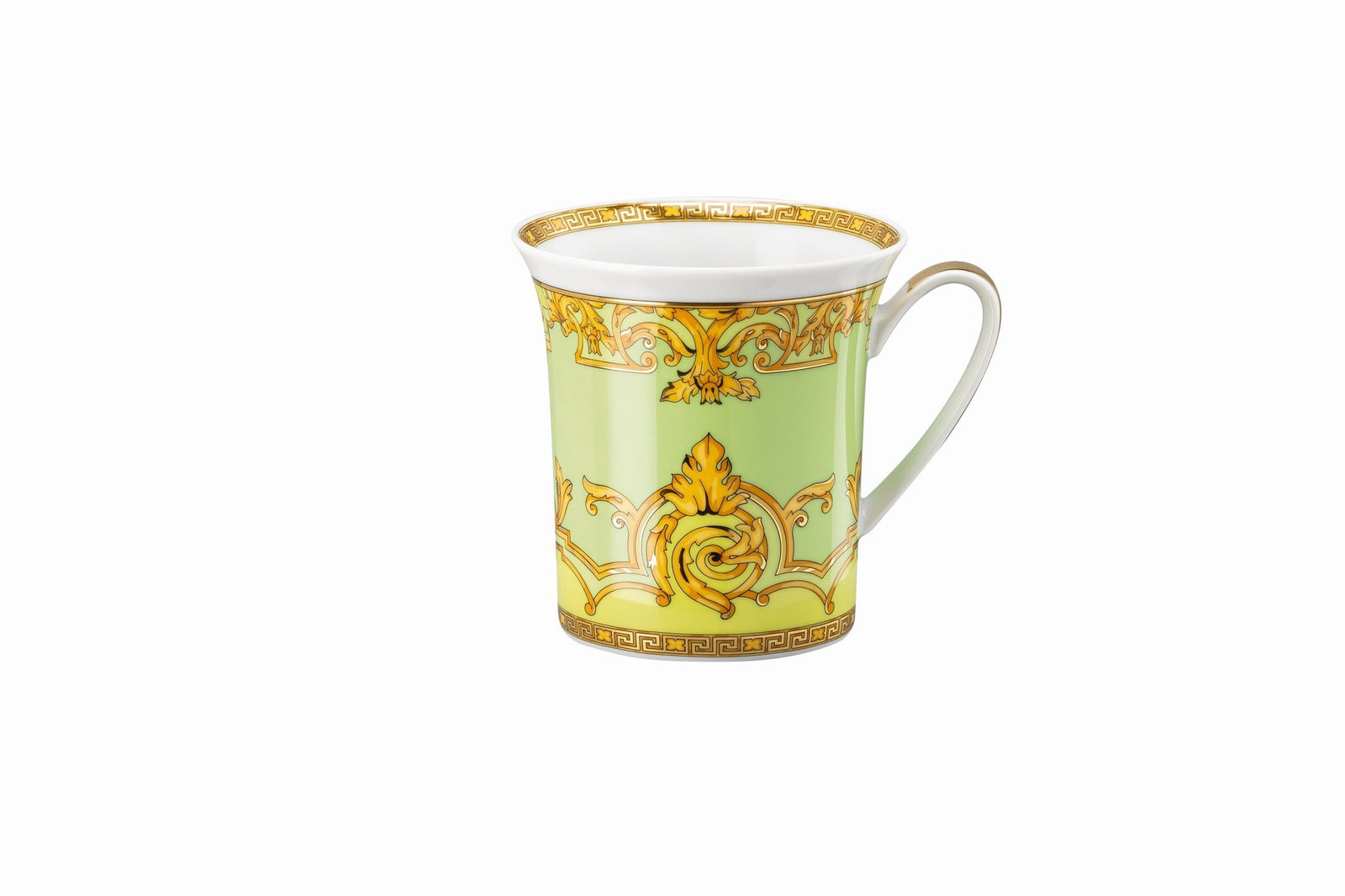 19315 - 409979 - 28700 - Rosenthal Versace 30 Jahre - Becher mit Deckel 'Green Floralia - 2003'