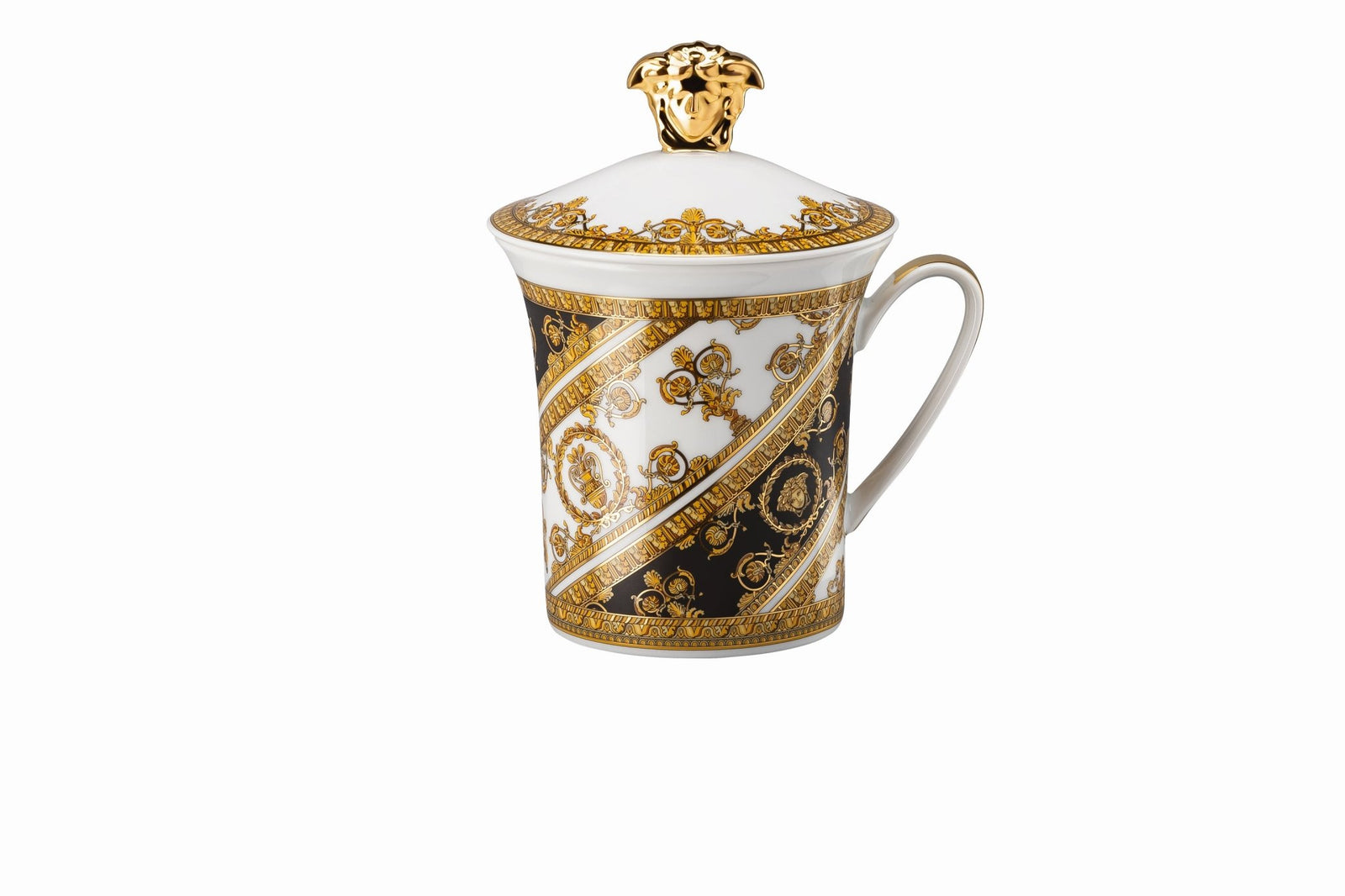 19315 - 403651 - 28700 - Rosenthal Versace 30 Jahre - Becher mit Deckel 'I Love Baroque - 2017'