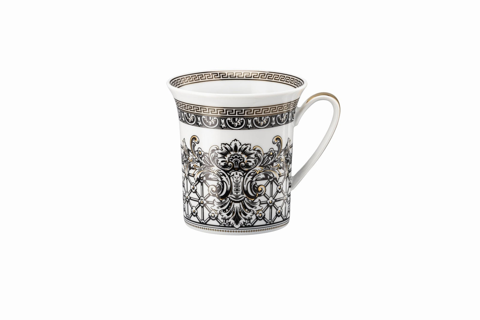 19315 - 409618 - 28700 - Rosenthal Versace 30 Jahre - Becher mit Deckel 'Marqueterie - 1999'