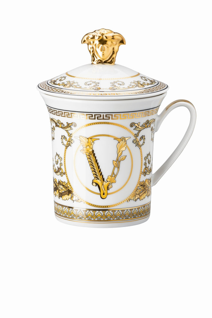 Rosenthal Versace 30 Jahre - Becher mit Deckel 'Virtus Gala White - 2021'-19315-403730-28700