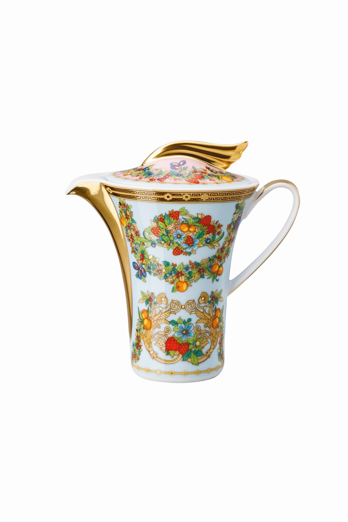 19300 - 409609 - 14435 - Rosenthal Versace - Le jardin de Versace 'Milchkännchen 6 Personen mit Deckel'