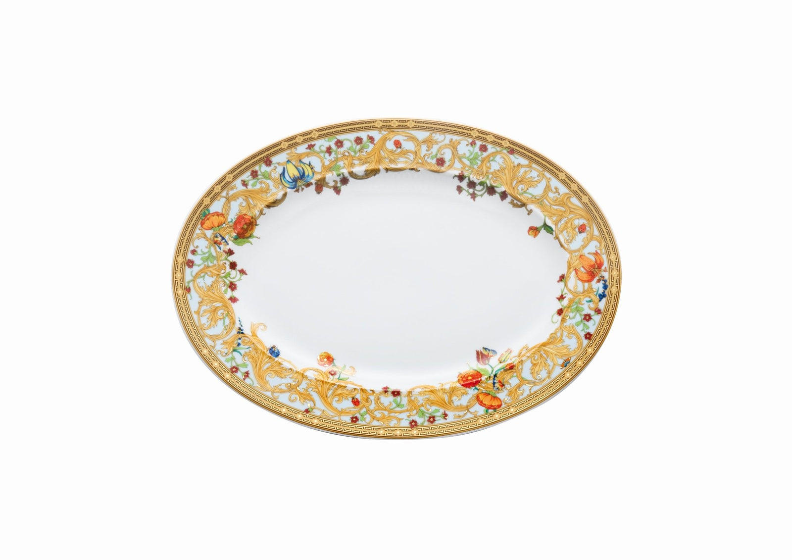 19300 - 409609 - 12740 - Rosenthal Versace - Le jardin de Versace 'Platte 40 cm'