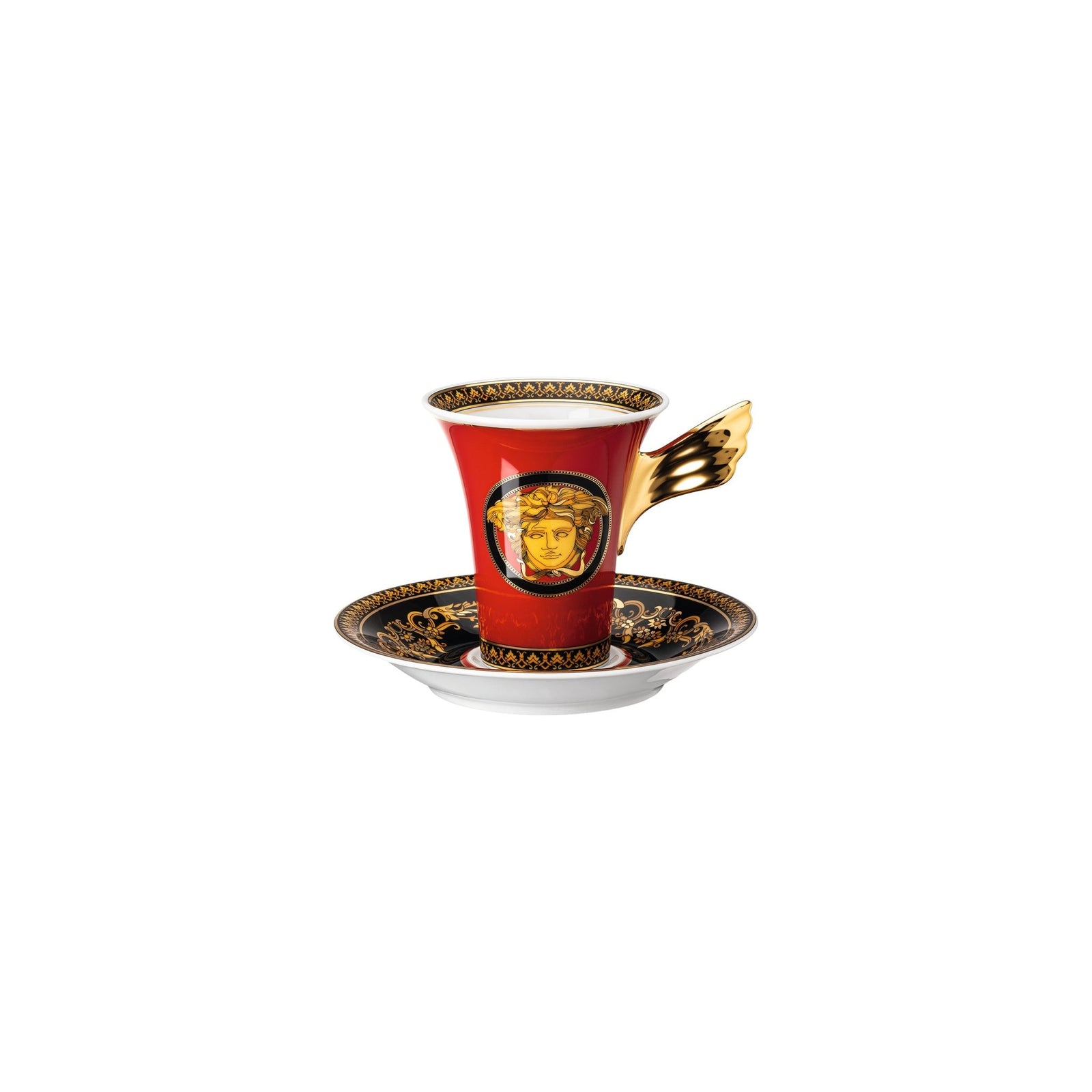 19300 - 409605 - 14740 - Rosenthal Versace - Medusa 'Kaffeetasse 2 - teilig'