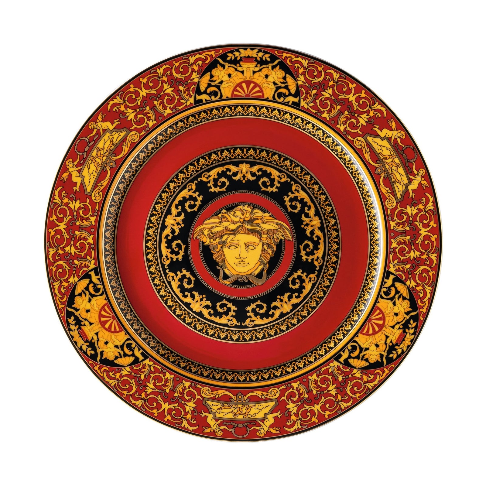 19300 - 409605 - 10230 - Rosenthal Versace - Medusa 'Platzteller 30 cm'