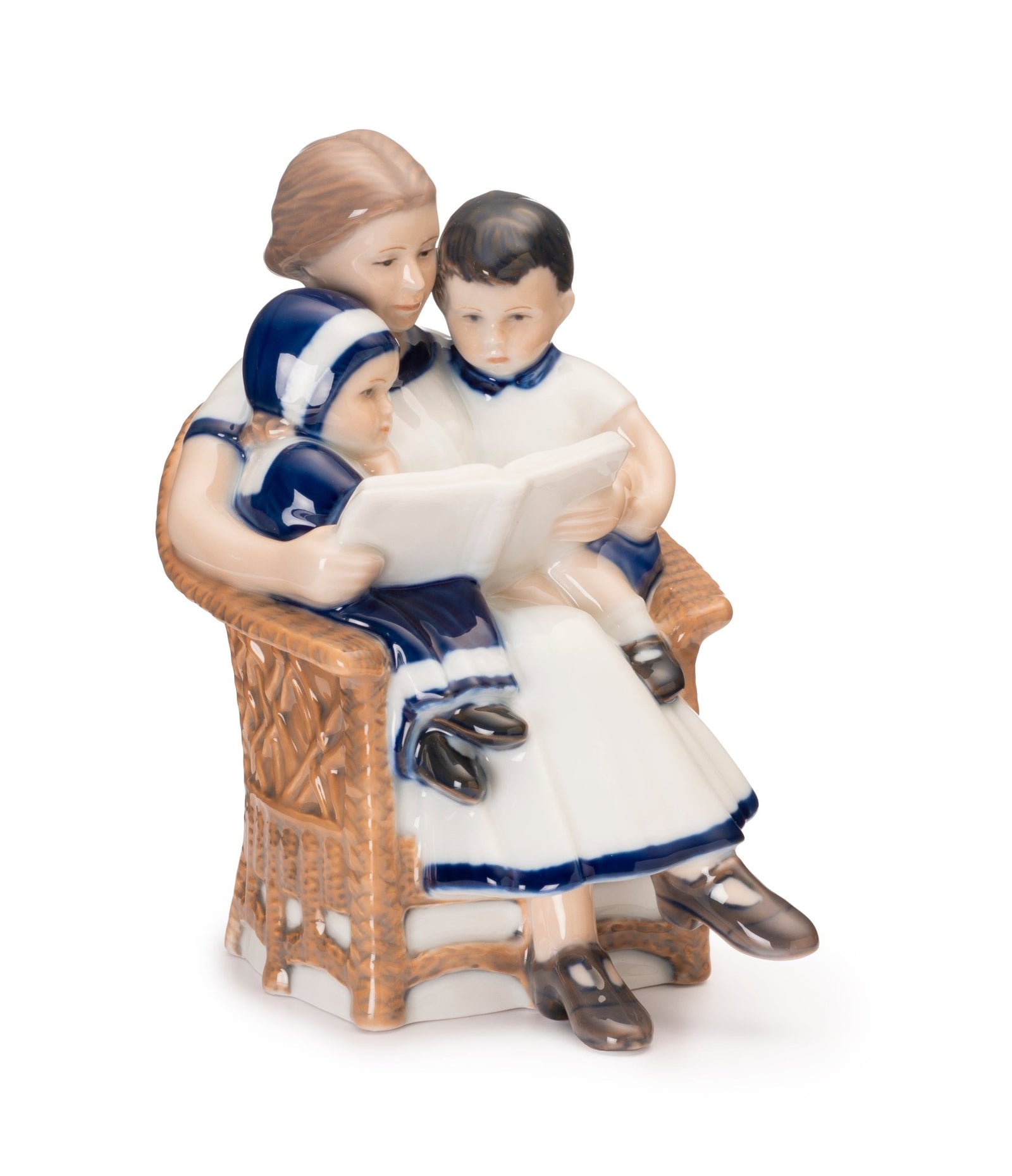 ROC - RF5021002 - Royal Copenhagen Kinder Figur 'Elsa mit Mama und kleinem Bruder'