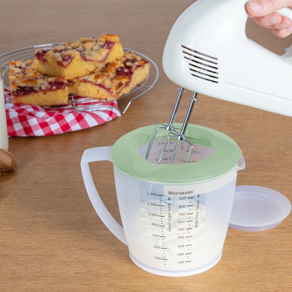 WST - 3105227M - Rührbecher mit Deckel"Helena" , Westmark, mint - grün, 1,4ltr