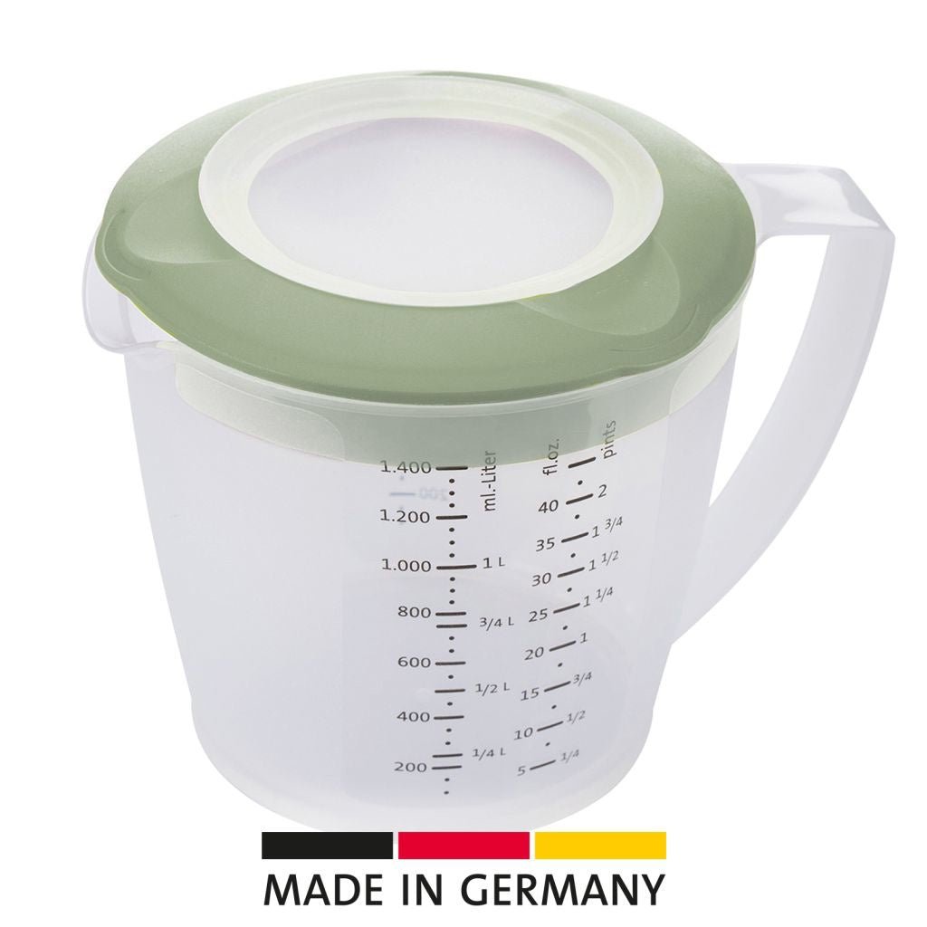 WST - 3105227M - Rührbecher mit Deckel"Helena" , Westmark, mint - grün, 1,4ltr
