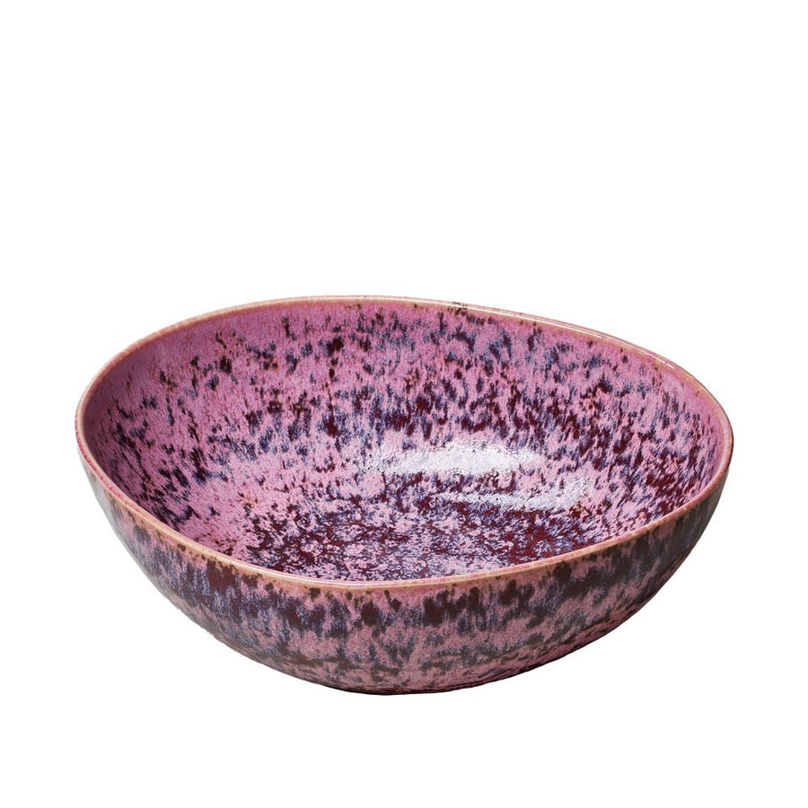 Salatschüssel, Dahlia aus Keramik, chic.mic, 27x21,5x8,5 cm-chi-CTW201