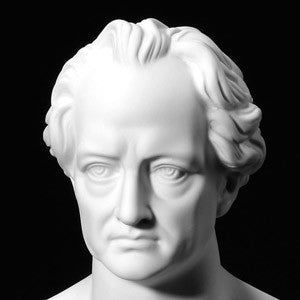 Scheibe-Alsbach Porzellan - Goethe Büste Figuren-312/14-BIS