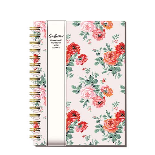 chi - CKS0001 - Spiralbuch 200 linierte Seiten B5, chic.mic, Blumendesign