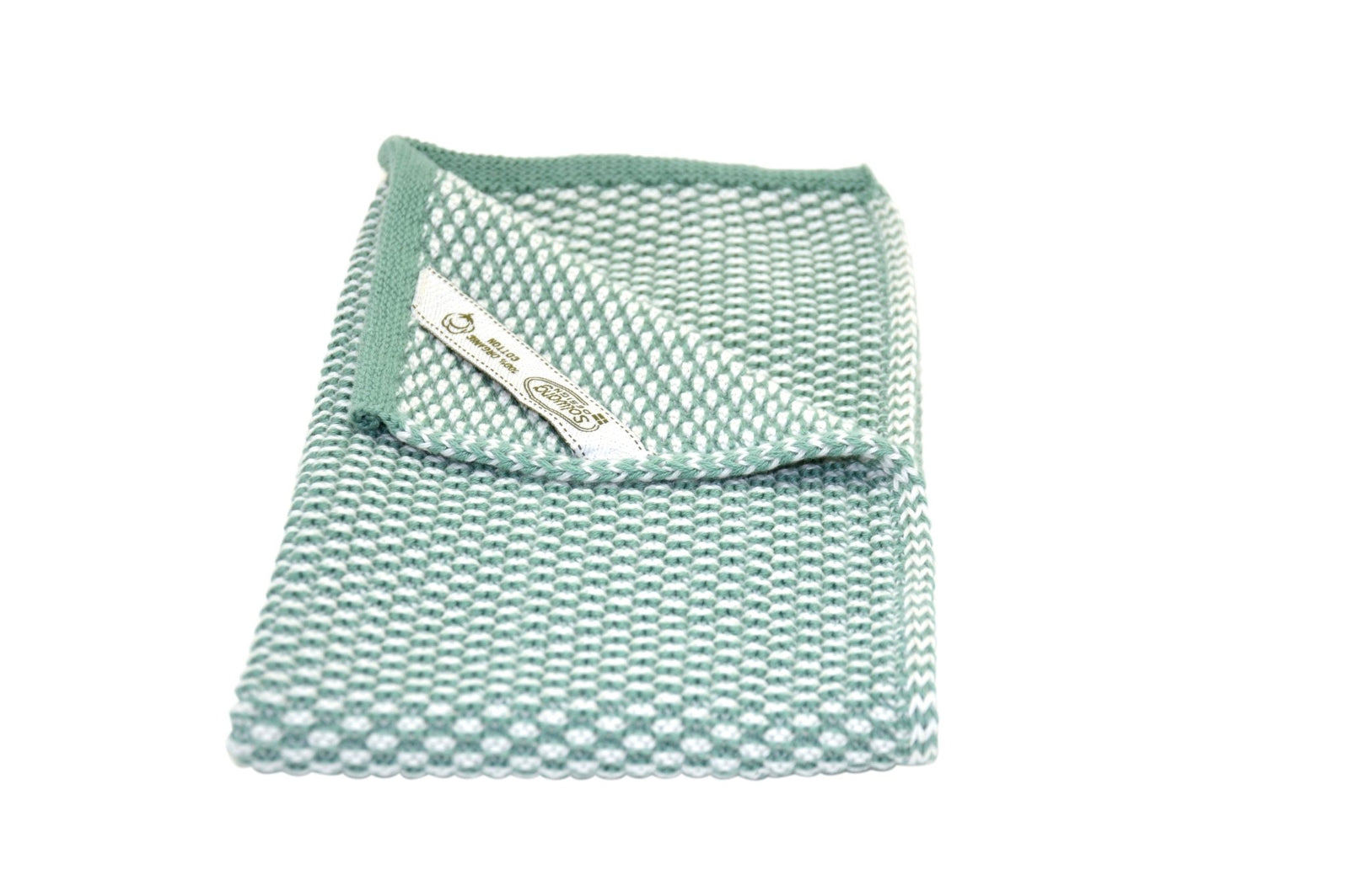 SOL - BH02112 - Solwang '1 Stück Bio Gästehandtuch in Natur/Hellem Antikgrün'