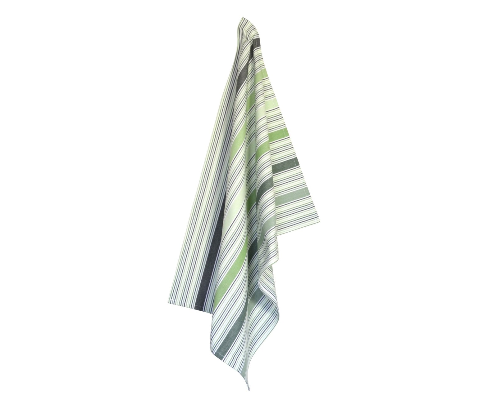 SOL - OV39 - Solwang - 1 Stück gewebtes Geschirrtuch - Multi Meeresgrün Mix BIO