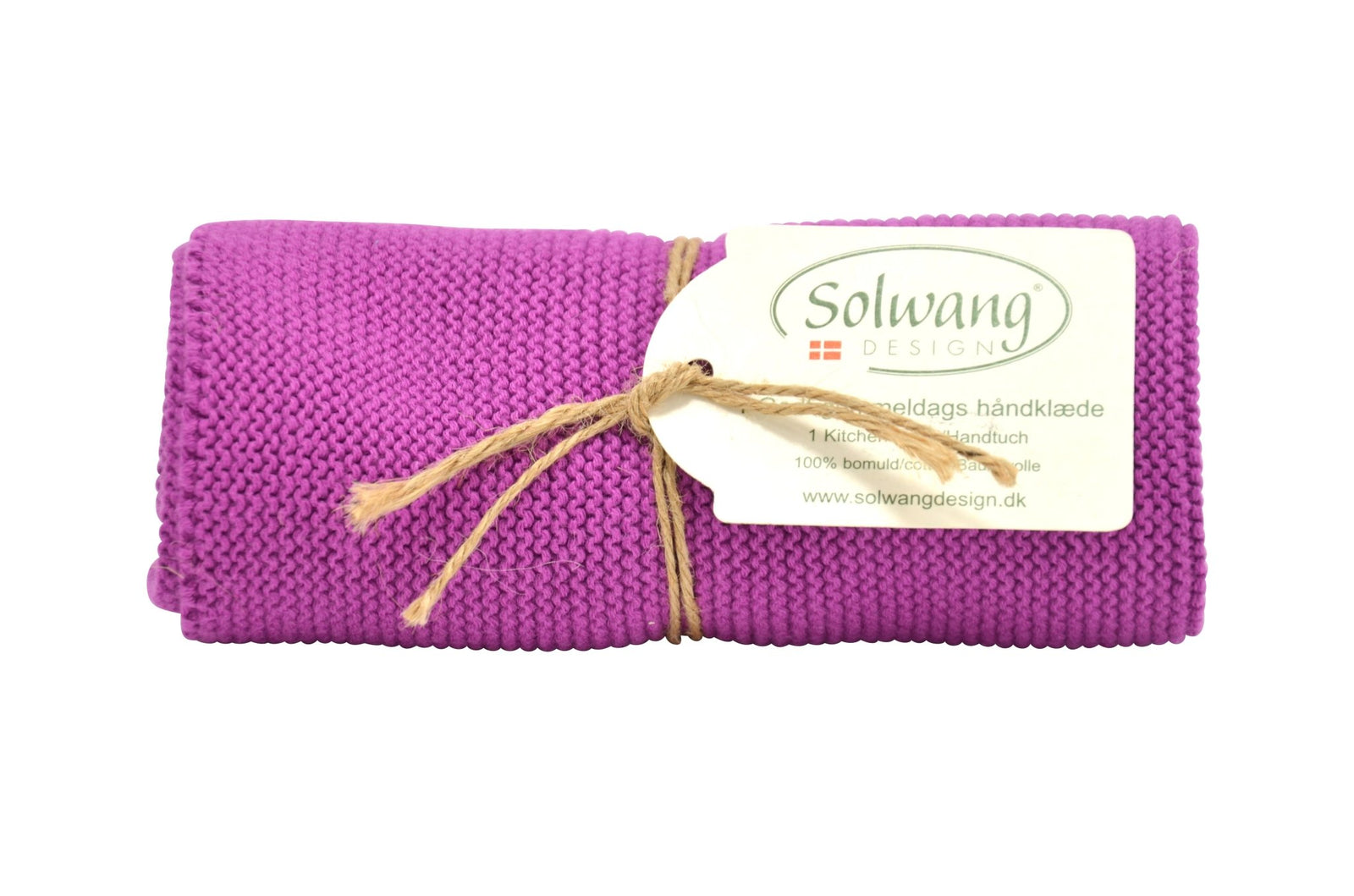 SOL - H70 - Solwang Handtücher '1 Stück gestricktes Handtuch' Heide