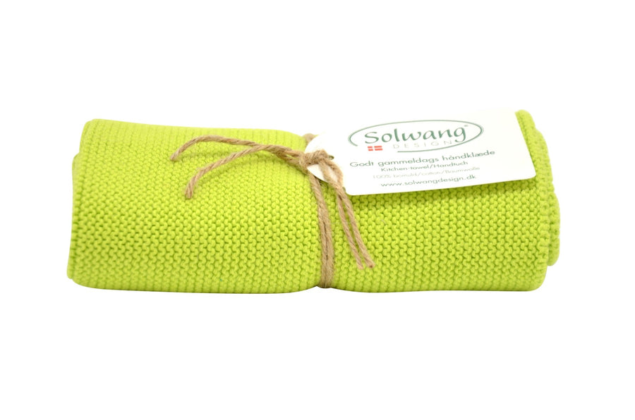 Solwang Handtücher '1 Stück gestricktes Handtuch' Lime green-SOL-H41