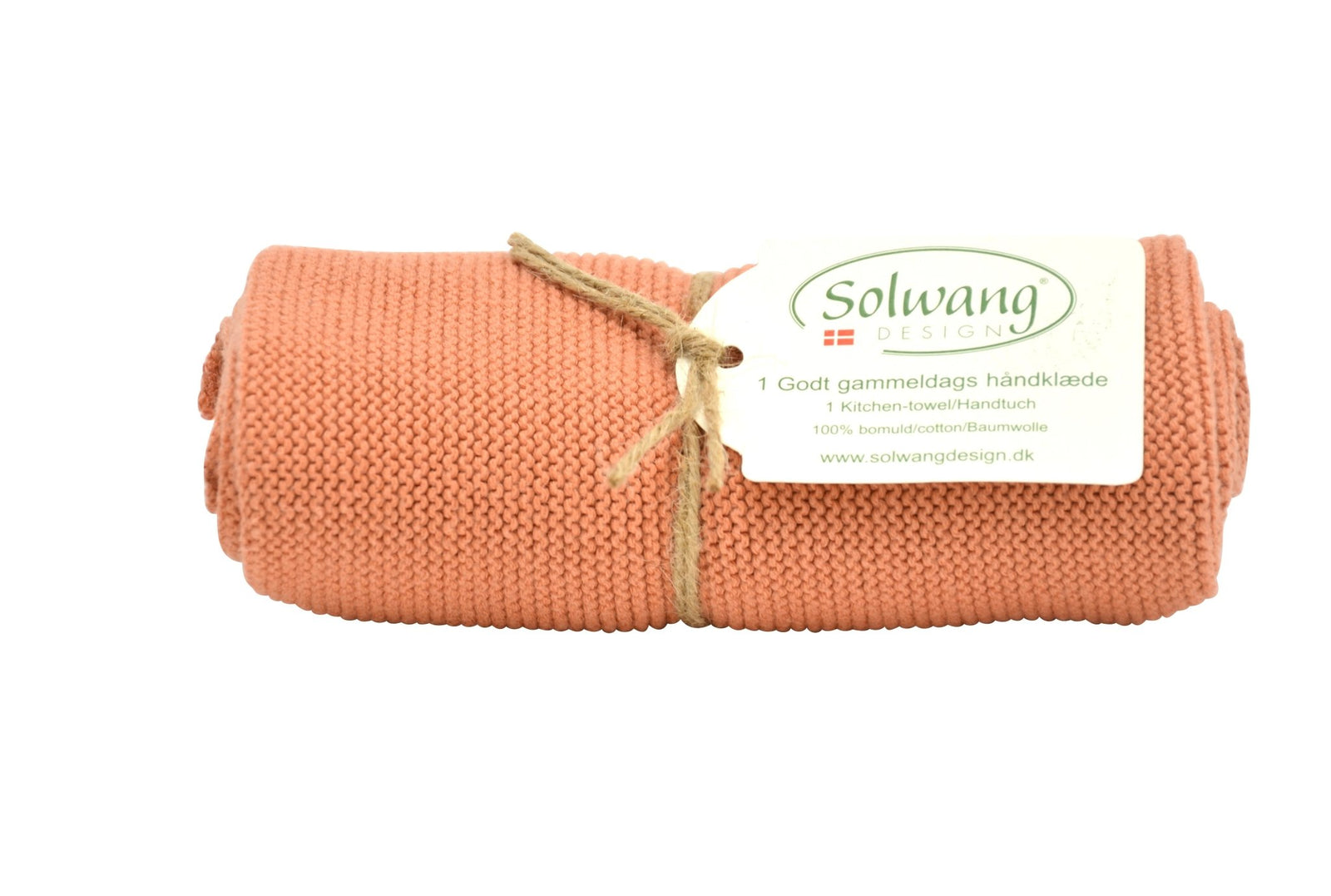 SOL - H95 - Solwang Handtücher '1 Stück gestricktes Handtuch' Masala braun