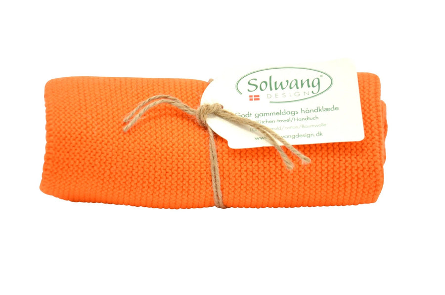 Solwang Handtücher '1 Stück gestricktes Handtuch' Orange-SOL-H12