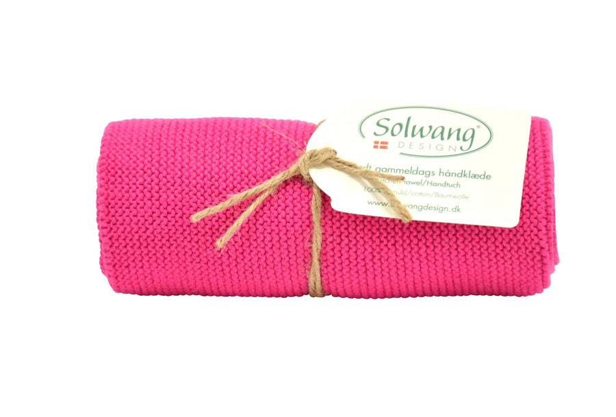 Solwang Handtücher '1 Stück gestricktes Handtuch' Pink-SOL-H68