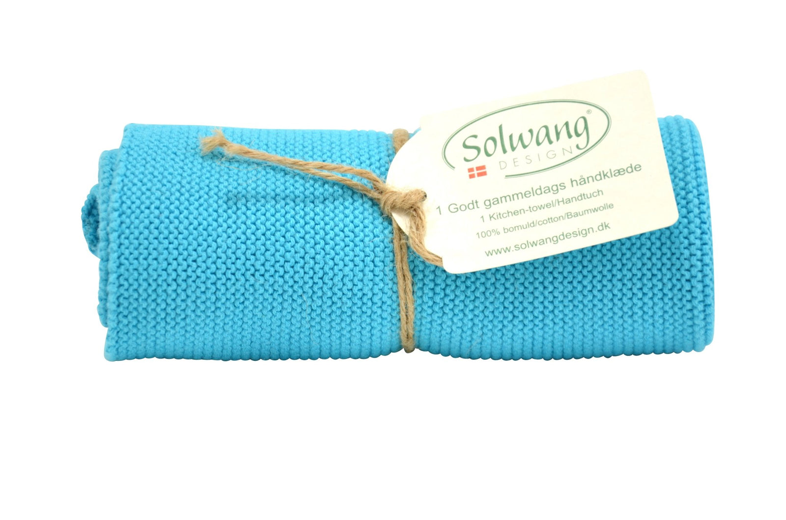 SOL - H31 - Solwang Handtücher '1 Stück gestricktes Handtuch' Türkis