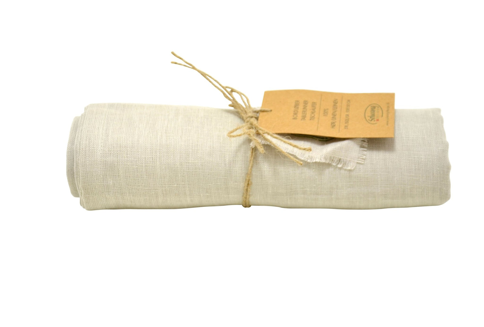 SOL - HL02 - Solwang Leinen - Tischläufer '1 Stück gewebtes Leinen Tischläufer' Nature