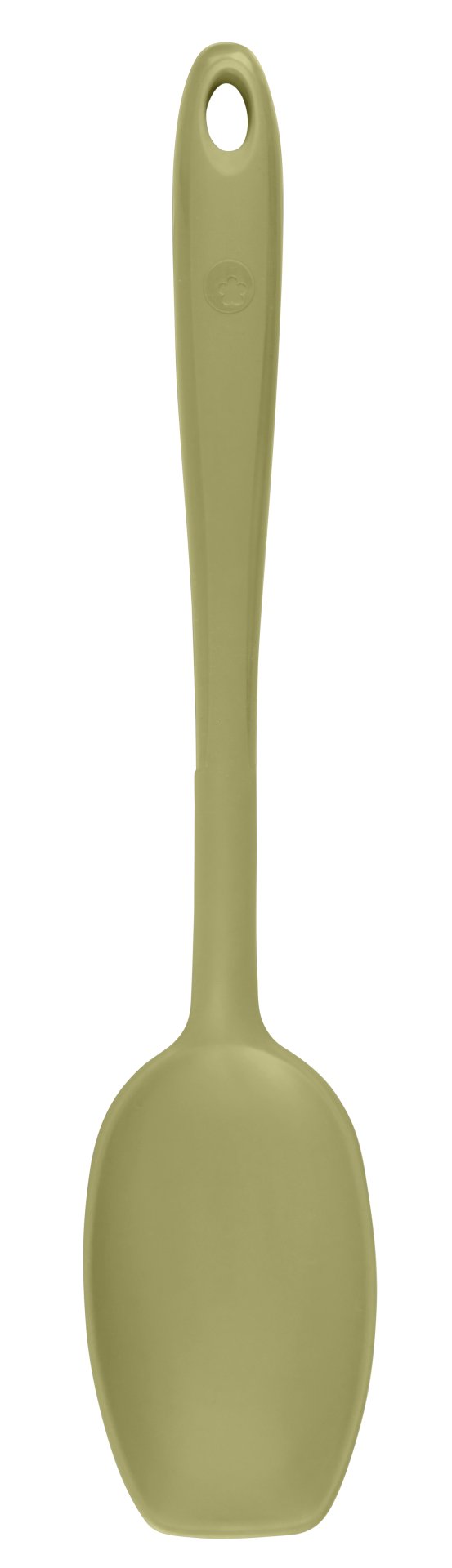 KOBL - 22024.53 - Soßenlöffel 32cm, KochBlume, Silikon, Edelstahl, olive