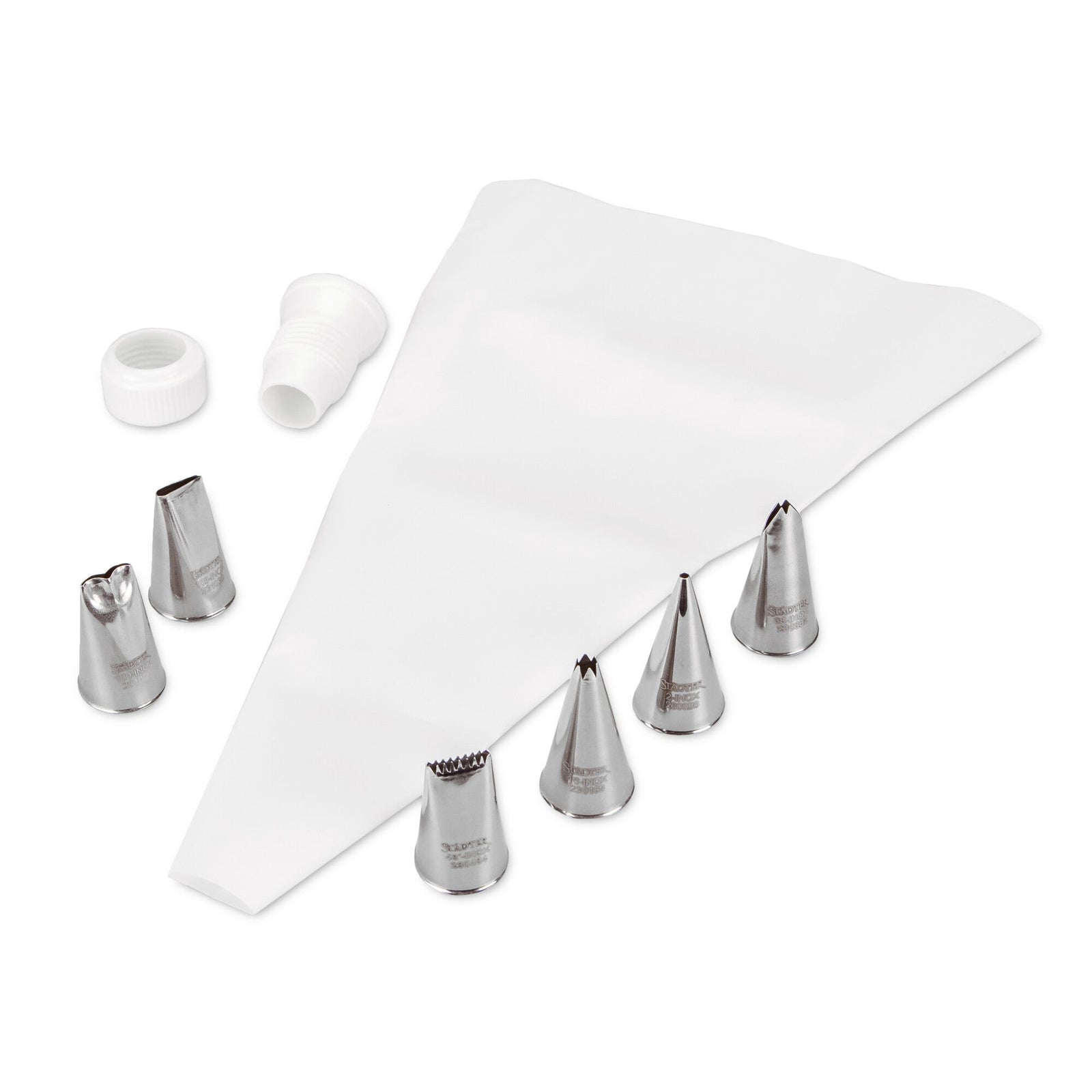 STA - 244139 - Städter 'Dekorations - Set 8 - teilig Edelstahl/Kunststoff'