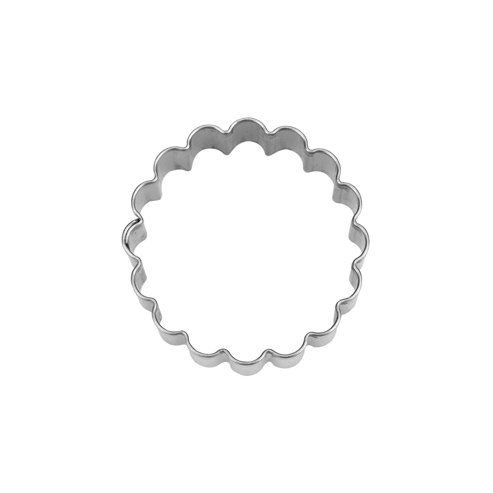 ST - 124073 - Städter 'Linzer - Ausstecher Ring gewellt, Edelstahl, D4cm / H1,5cm'
