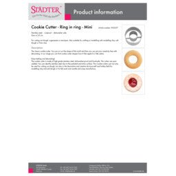 Städter 'Linzer-Ausstecher Ring in Ring Mini, D3cm'-ST-955257