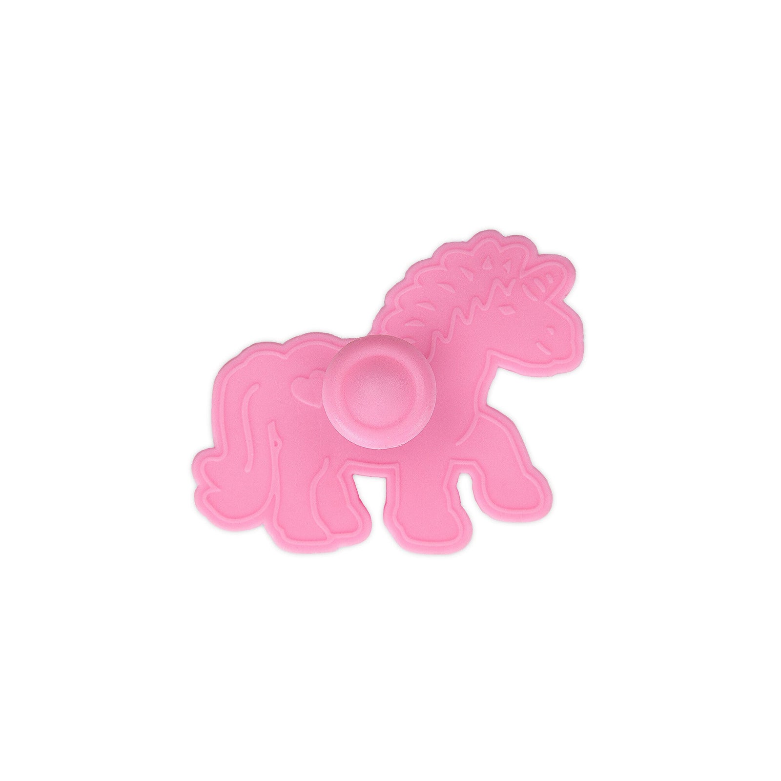 ST - 170971 - Städter 'Präge - Ausstecher mit Auswerfer Einhorn, Rosa, 7cm'